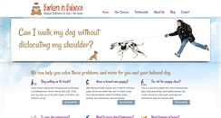 Desktop Screenshot of barkersinbalance.com.au